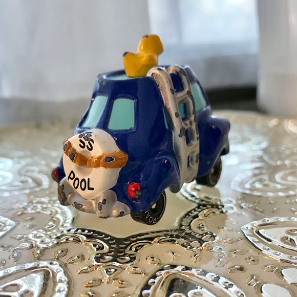 1984 Vintage HALLMARK Card Blue Metal Collectible Car SS Pool Vehicle Toy Cars - Picture 4 of 7